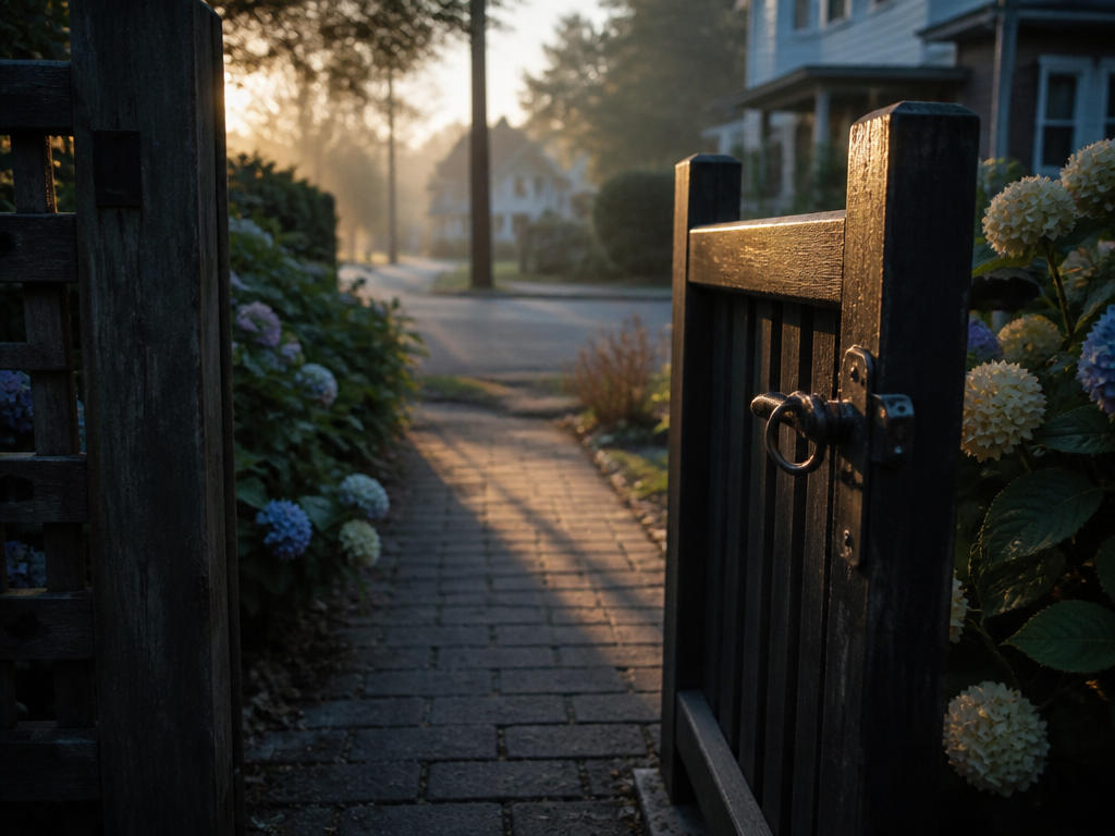 The man my father became when the gate clicked shut