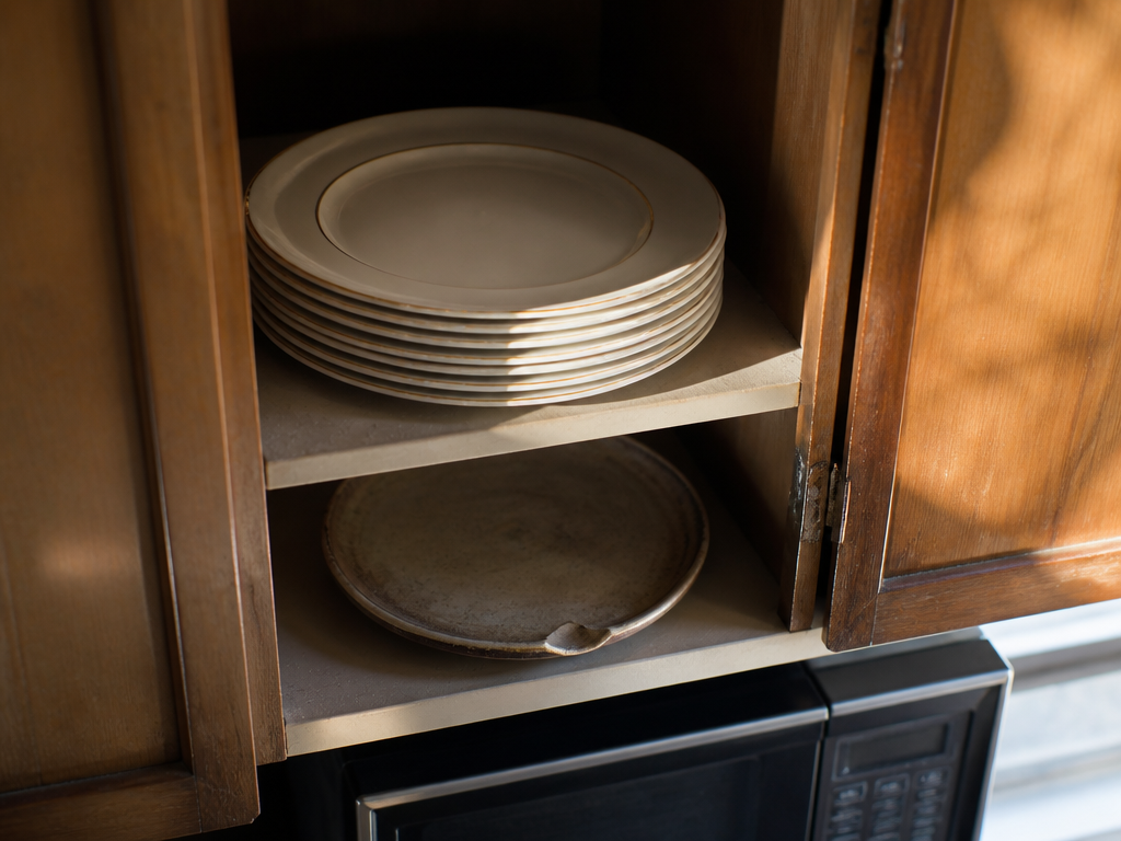 We Kept the Good Plates in the Cabinet
