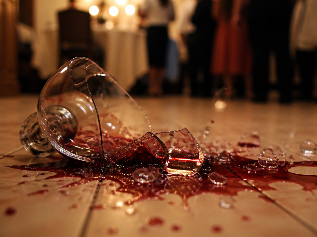 The Woman Who Didn't Flinch When the Glass Broke