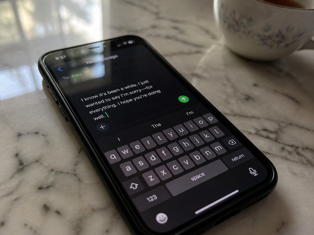 The Text Message I Rewrote Four Times Because of an Apostrophe