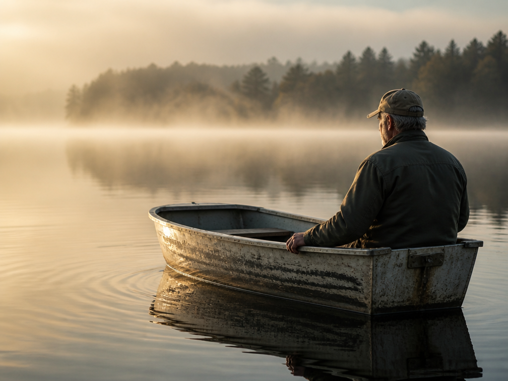 The man who fished without catching anything